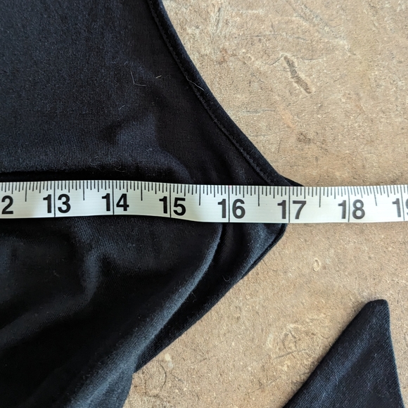 Zenana Black Tulip Style Dress with Tie - Picture 9 of 10